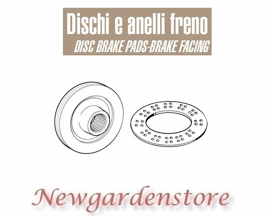 Disco Freno Acciaio 374x215x5 per Agrifull 90 100 110 DT | Ricambio 5110139