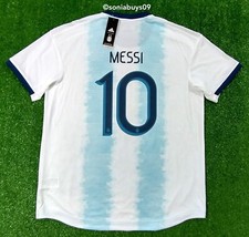 Adidas Men's MESSI Argentina Home Authentic Soccer Jersey, DP0225, Size XL
