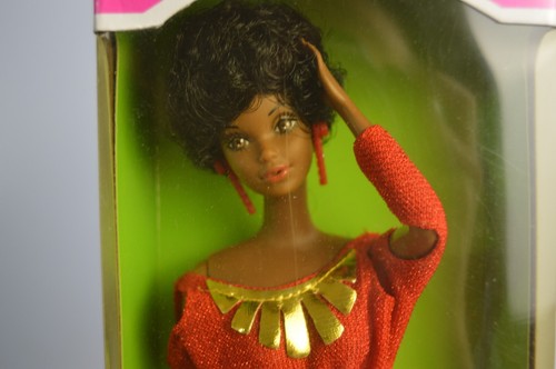 Vintage First Black Barbie NIB Mattel #1293 African American Super Star Era - Picture 23 of 24