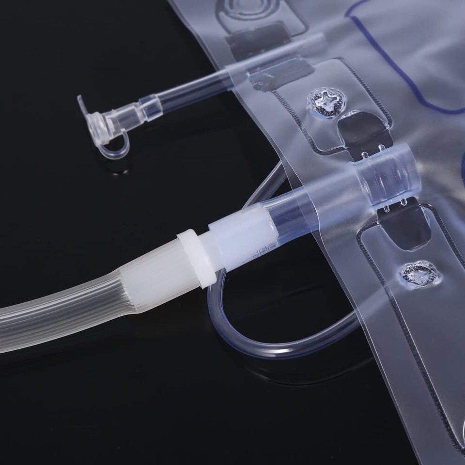 2Pcs1000ml Incontinence Silicone Leg Bag Urine Collector With Catheter & Shorts eBay