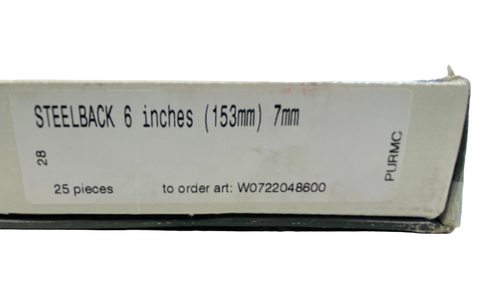 Unibind Steelback Spines 6 Zoll (153 mm) 7 mm mit Abdeckung - Bild 8 von 9