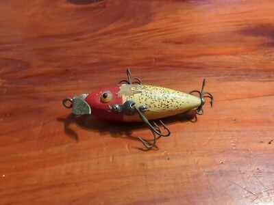 Купить heddon dowagiac expert red head fishing lure rare