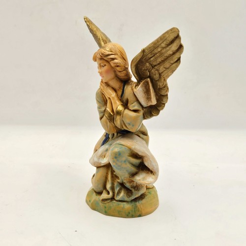 1994 Fontanini 72518 KNIENDER ENGEL Depose Italien Krippe #18 mit Box Brunnen - Bild 4 von 10