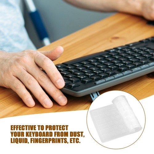 5 Pieces Protecteur De Clavier Couvercle Du En Silicone Imperméable - Afbeelding 9 van 12