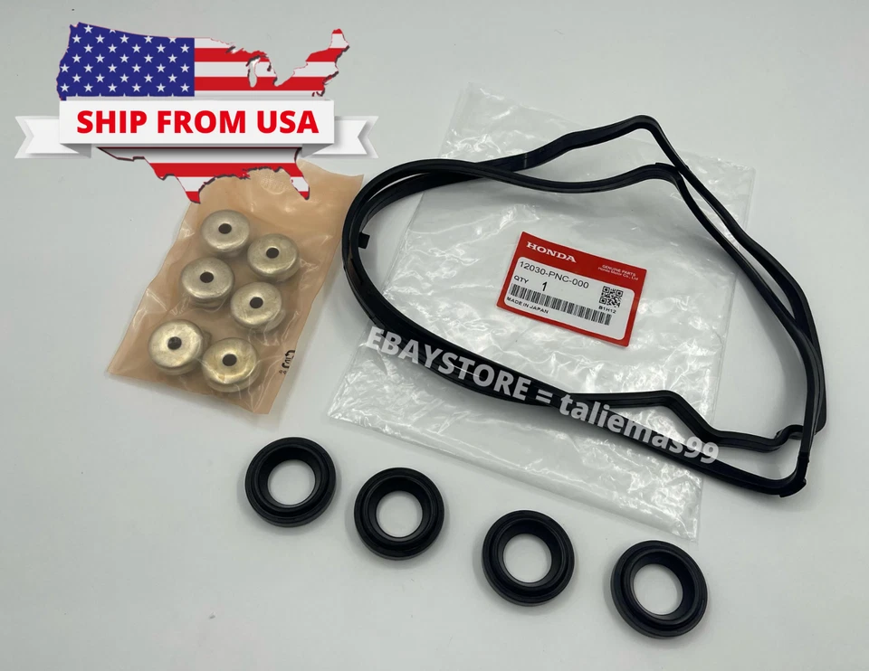 Genuine OEM Valve Cover Gasket 12030-PNC-000 for Honda Accord Civic CR-V RSX TSX - Image 2 of 4