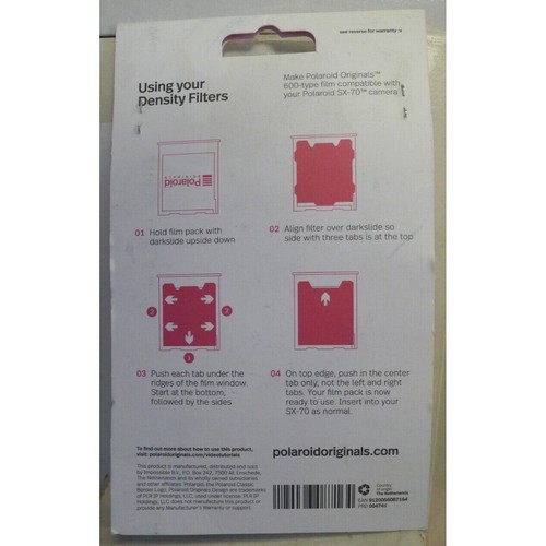 Polaroid Originals Neutral Density Filter for Polaroid Instant Cameras - NOS - Picture 2 of 2