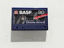 BASF Chrome Extra II 2 90  HIFI Cassette Tape New Sealed