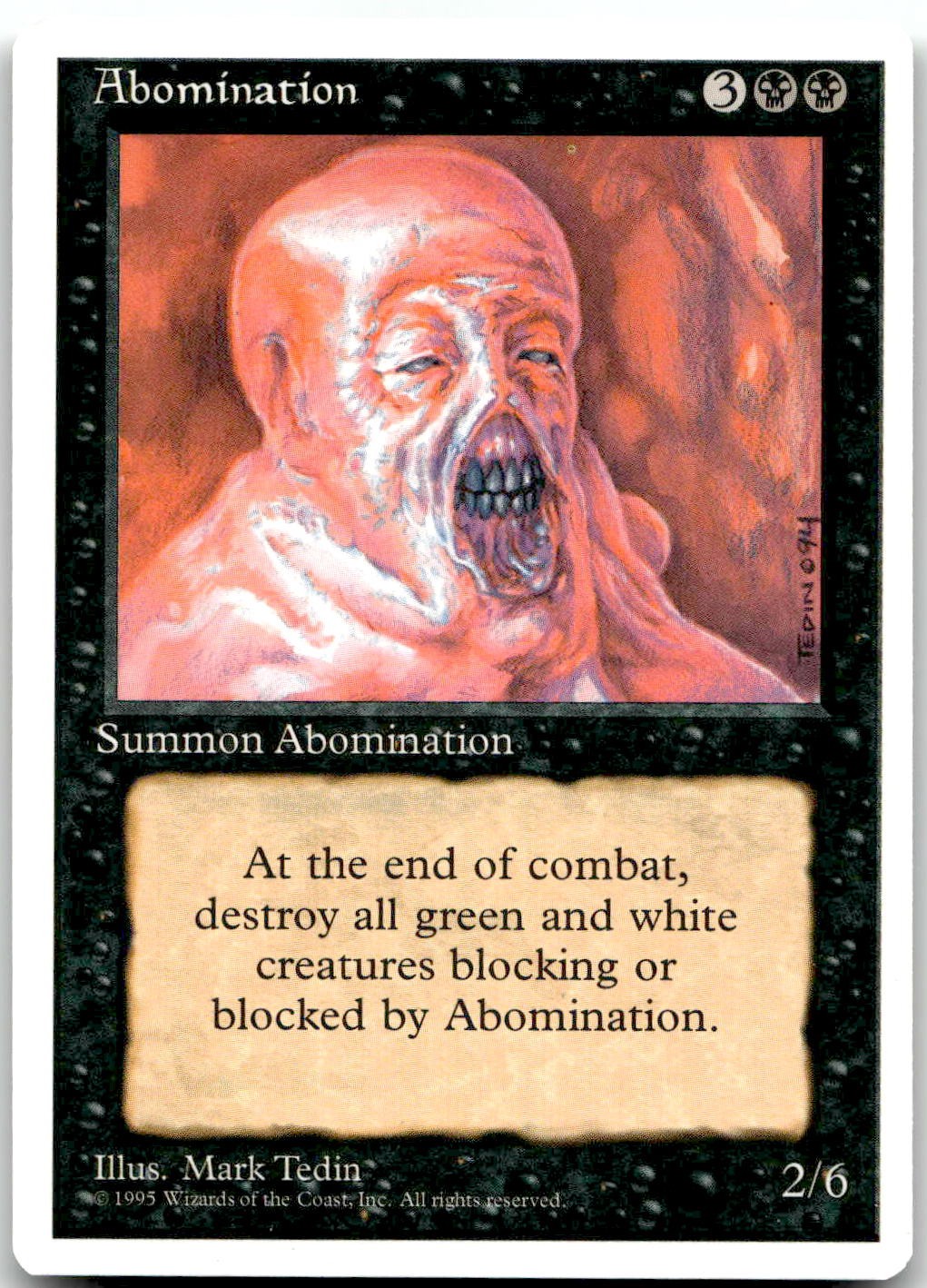 MTG Abomination Fourth Edition 4ED #117 uncommon LP $SALE$!