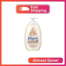 Johnson's Skin Nourishing Baby Lotion, Vanilla  Oat Scents, Hypoallergenic Baby