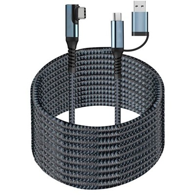 VR Link Cable 20FT Compatible for Oculus Quest 2, USB 3.2 Type C to C 5Gbps H...