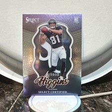 Jayden Higgins 2025 Panini Select Certified Rookie #19 Houston Texans