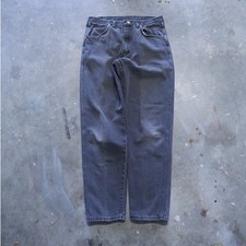 Vintage 90s Wranglers Faded Black Relaxed Fit Jeans Made In USA