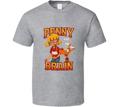 Inspector Gadget Penny And Brain Cartoon Retro T Shirt