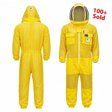3 Layer Ventilated Bee Suit fencing veil bee suit beekeeper protective coveralls