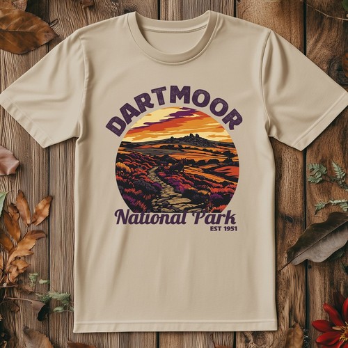 Dartmoor V4 T-Shirt Destination Premium Midweight Tee - Picture 5 of 12
