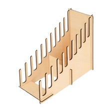 Espositore per biglietti d'auguri in legno, porta cartoline per