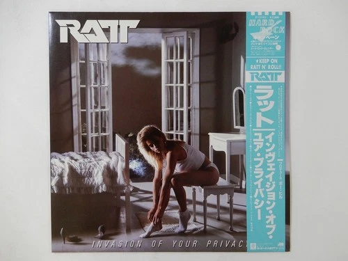 Ratt Invasion Of Your Privacy Atlantic P-13143 Japan  VINYL LP OBI