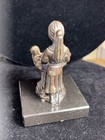 GIRL BAR MITZVAH SCULPTURE STERLING SILVER JUDAISM COLLECTIBLE MARKED 925 — photo 4