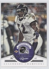 2012 Panini Contenders Legendary Champions Ray Lewis #9 HOF 0a7