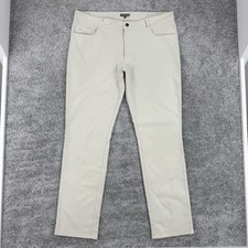 Peter Millar Pants Men  s 40x34 Beige EB66 Performance 5 Pocket Chino Golf