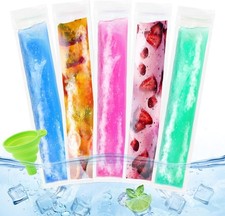160 Pack Popsicle Bags 11x2" Disposable Popsicle Mold Bag Freezer Ice Pop Bags