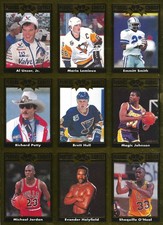 Cartwright's  1992 Players Choice Uncut Sheet  Michael Jordan Emmitt Smith Petty