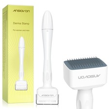 Derma Stamp - Microneedling Stamp for Hair Face Scalp Beard - Microneedle Der...