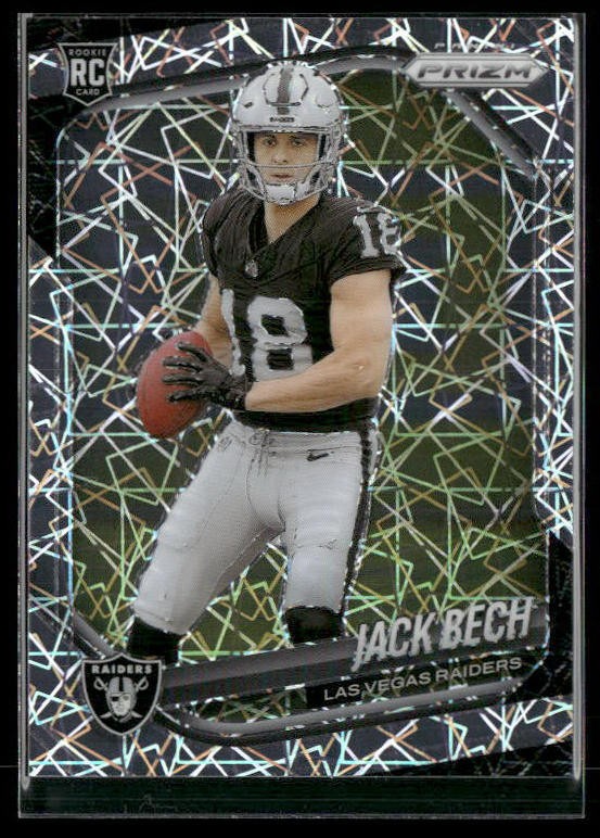 2025 Panini Prizm #346 Jack Bech Lazer Raiders RC