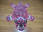 Tibetan Tiger Bengal Rug Shape Handmade Kids Boho Rug Aesthetic Rug 3x5 Ft — photo 1