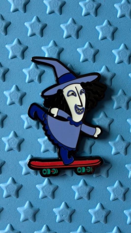 Disney Trading Pin Nightmare Before Christmas Skateboard - Shock (Glows)