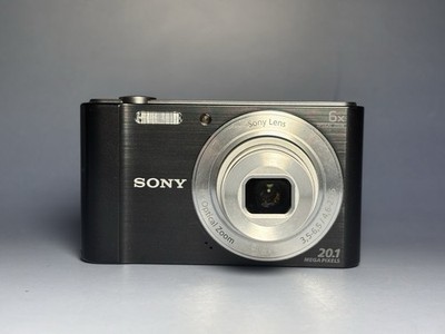 Sony Cyber-shot DSC-W810 20.1 MP Digitalkamera Schwarz 6x Zoom