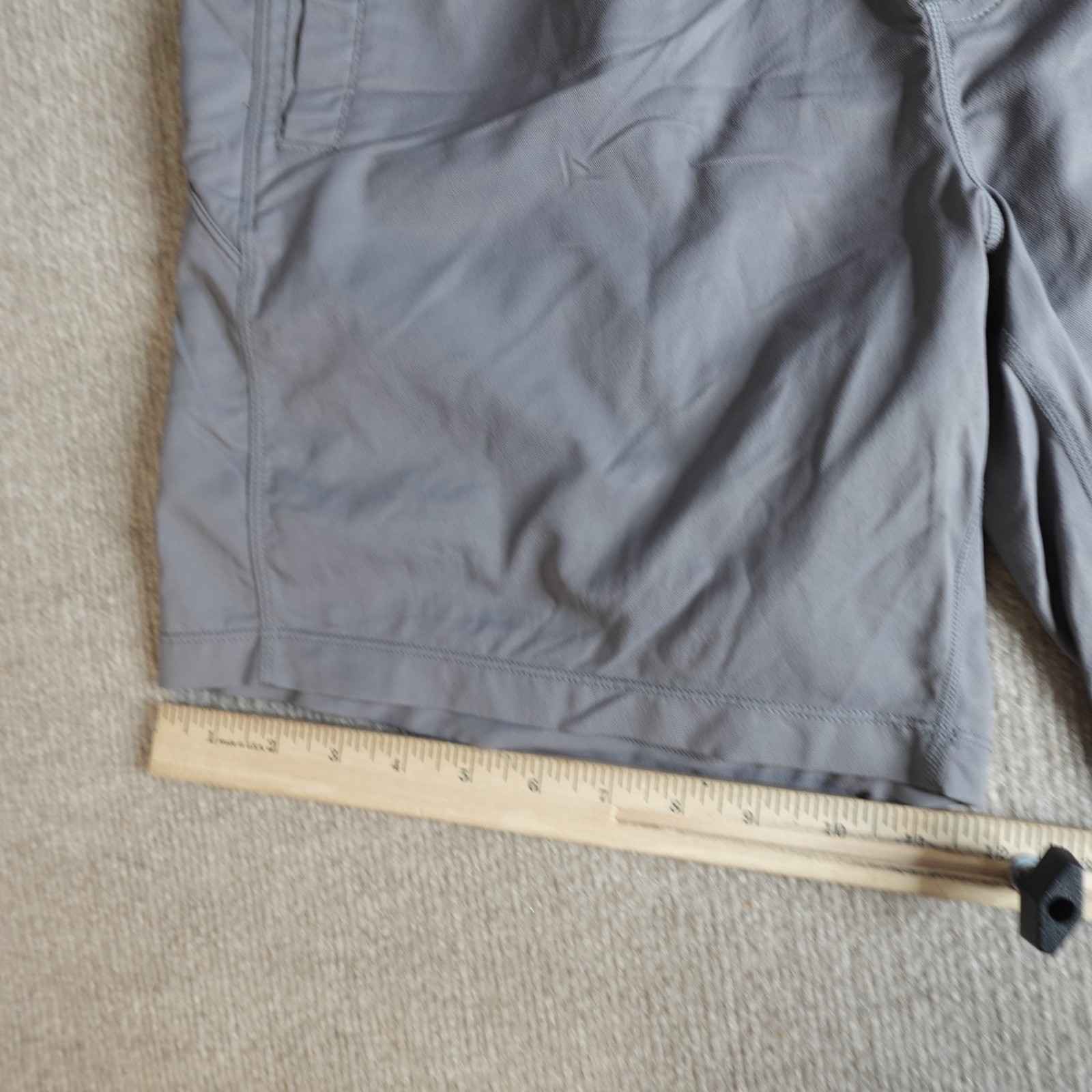 Birddogs Shorts Large Gray Solid Lined Chino Boom… - image 3