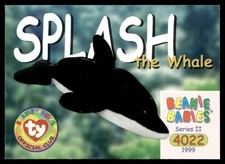 1999 Beanie Babies Series 2 Splash the Whale  #223