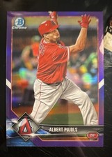 2018 Bowman Chrome - Albert Pujols #29 Purple Refractor /250