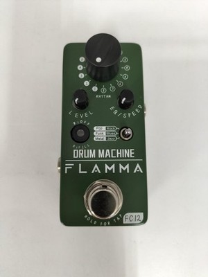FLAMMA FC12 Drum Machine Pedal 48 Grooves Rock Pop Metal Jazz - kompakt!