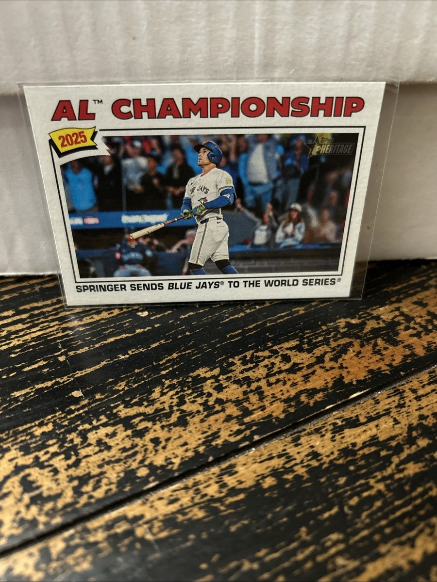 2026 Topps Heritage AL Championship (George Springer) #276 Blue