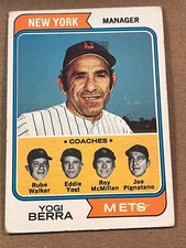 1974 TOPPS - YOGI BERRA METS MANAGER #179