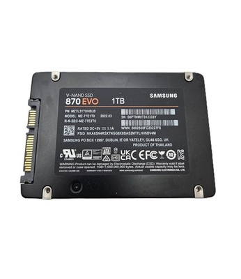SAMSUNG 870 EVO 1TB 2.5'' SATA SSD MZ-77E1T0 ** 76% - 94% HEALTH ** (READ FIRST)