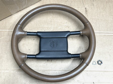 1984-1988 Pontiac Fiero Gt - Oem Steering Wheel 4 Spoke With Leather Wrap Grip