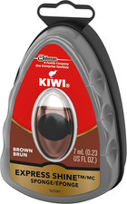 Express Shine, Instant Shine Sponge, Brown 0.23 Oz Pack - 1, Brown 