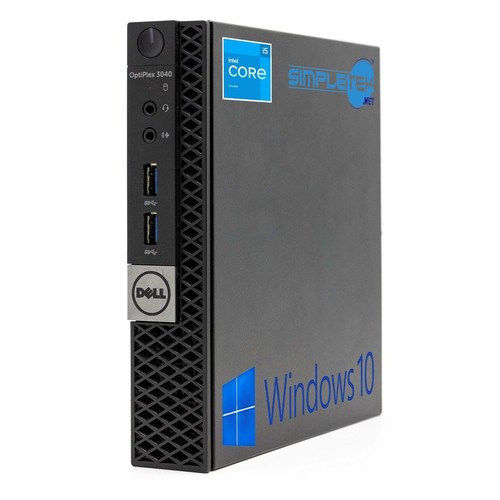 Dell 3040 Micro Mini PC Core i5 Win 10 Pro 4 GB RAM 120 GB SSD Desktop-Computer