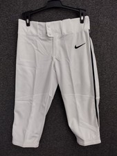 Nike Vapor Boys Select High Piped Baseball 3/4 Pants White BQ6444-101 Size M