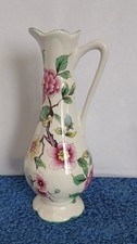 Vintage Chinese Rose design Jug Ornament Old Foley by James Kent