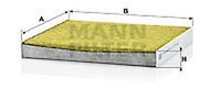 Mann-Filter FP 22 021 Filter, Innenluft FüR Renault, Smart