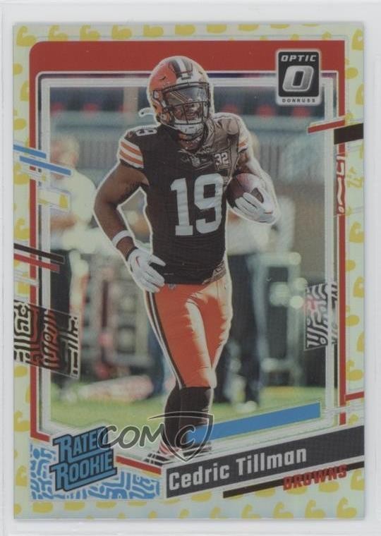 2023 Panini Donruss Optic Rated Flex Prizm /149 Cedric Tillman #224 Rookie RC