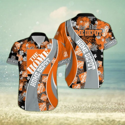 #ad home depot New Pocket All Over Print Hawaiian Shirt Tropical Aloha For Mens $26.95