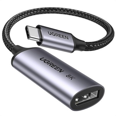 UGREEN USB C auf DisplayPort Adapter 8K@60Hz 4K@240/144/120Hz 2K@360Hz Typ C Thu