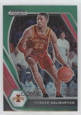 2021-22 Panini Prizm Draft Picks Green Prizm Tyrese Haliburton #37 0qr0