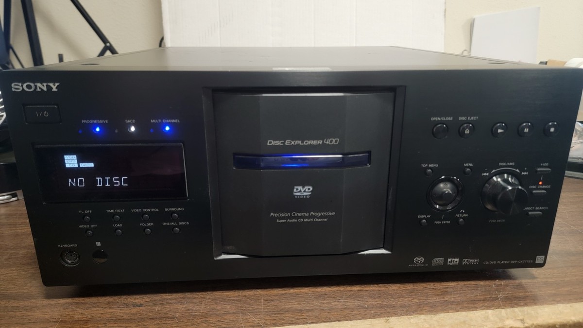 Sony DVP-CX777ES Disc Explorer 400 CD/DVD Player | eBay