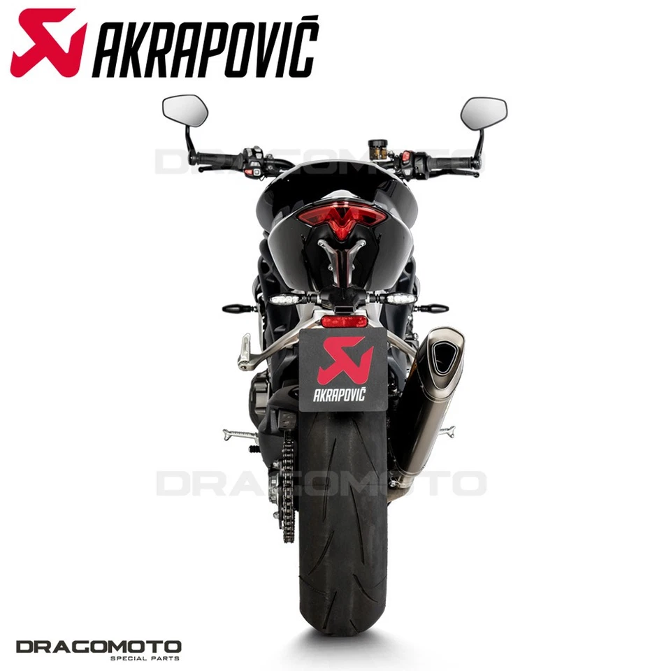 Escape TRIUMPH SPEED TRIPLE 1200 RR ABS Bond Edition 2023 AKRAPOVIC Titanio... Foto 4 de 4